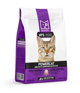 4.4Lb SquarePet Feline VFS Power Turkey/Chicken - Health/First Aid
